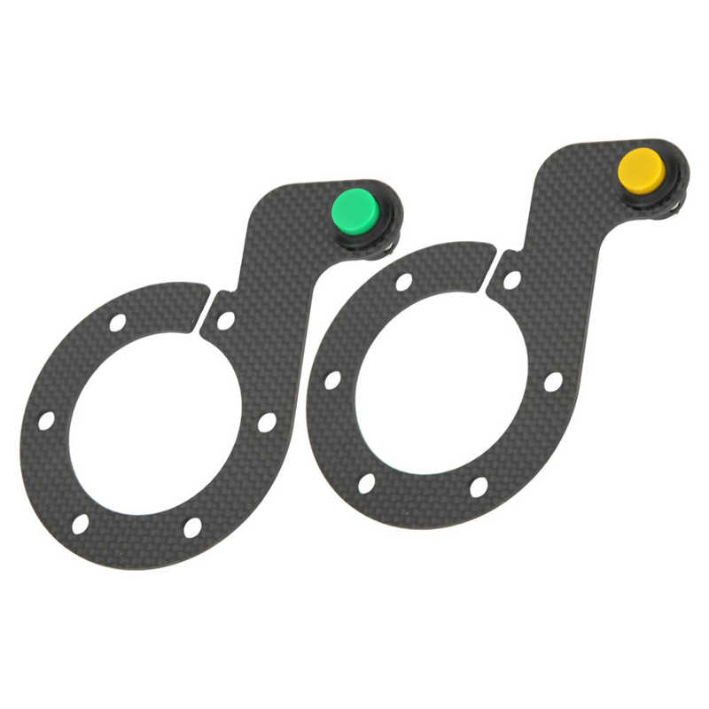 Lenkrad-Hupenknopf, 6 Löcher, Kohlefaser, komfortabler berührungsempfindlicher Ersatz für MOMO Auto-Lenkrad