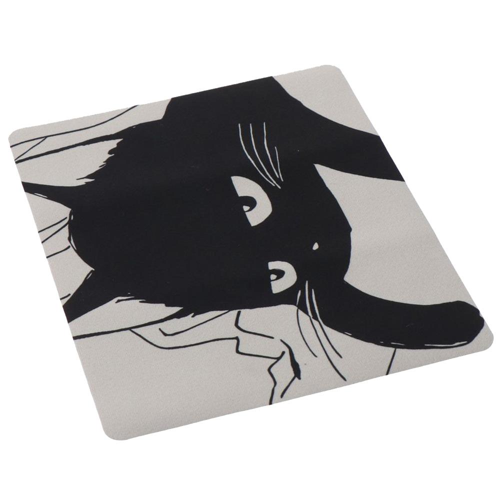 

Diatom Ooze Anime Mouse Pads Black Office Computer Mousepad Cute Black Sleepy Cat Mouse Pad Office