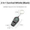 ABS Material Emergency Safety Tool 2in1 Loud Sound Whistle High Quality Outdoor Survival Whistle