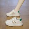 Mesh breathable thick-soled white shoes women's new versatile and lightweight sports and leisure versatile Forrest Gump shoes in summer 2025