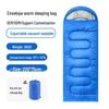 Outdoor Camping Portable Envelope Sleeping Bag - Dirt-Proof, Warm, Thick, Pure Cotton for Adults