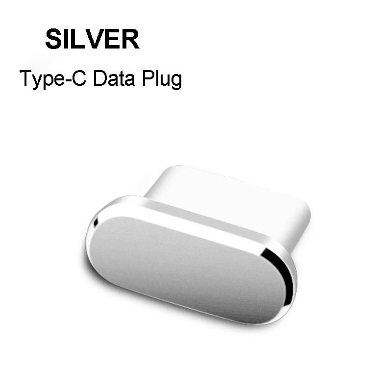 Metal Type-C Dust Plug Charging Port Protector Stopper Anti-Dust Cover for Samsung Xiaomi Huawei Universal