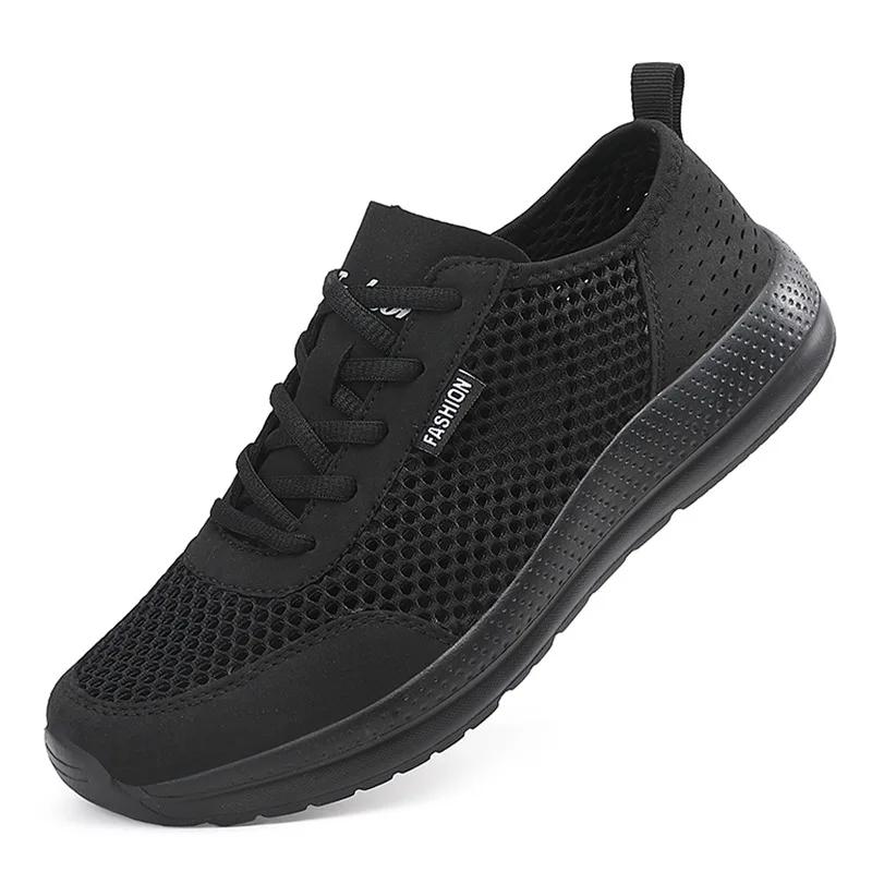 Mesh Men's Shoes Sports Flats Shoes 2024 New Fashion Breathable Walking  Lightweight and Comfortable Men's  Casual