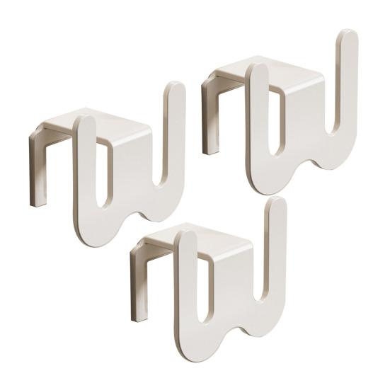 Wall-Mounted Shoe Rack with Drainage Holes Space-Saving Aluminum Hooks for Bathroom Kitchen No-Drill Adhesive Installation Rack for Slippers Towels