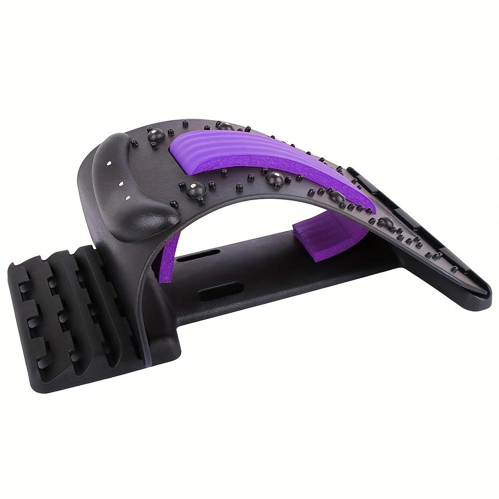 Back Stretcher Multi-Level Adjustable Back Cracker Board Lower Upper Lumbar Spine Support Pillow Waist Stretching Massage Device
