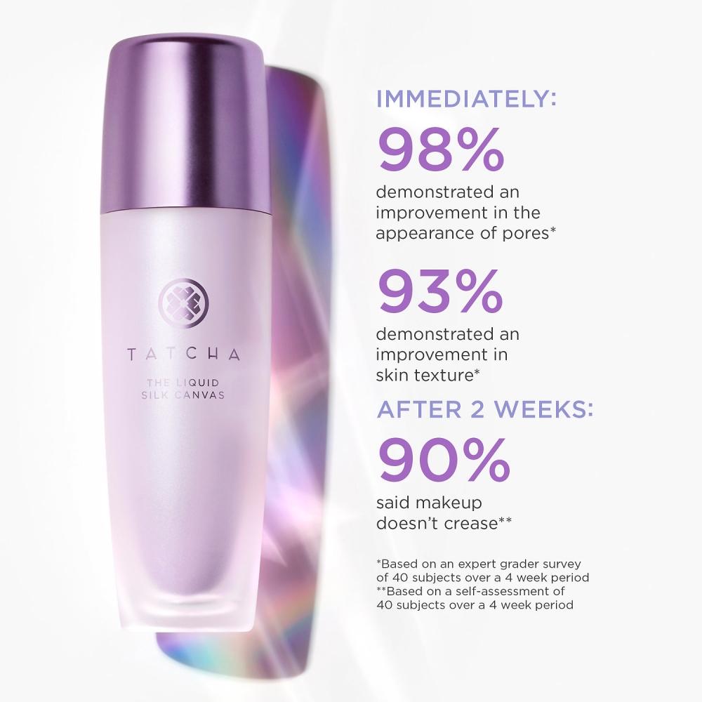 Tatcha The Liquid Silk Canvas  feaTherweight Protective Primer 0.35 Oz 10g