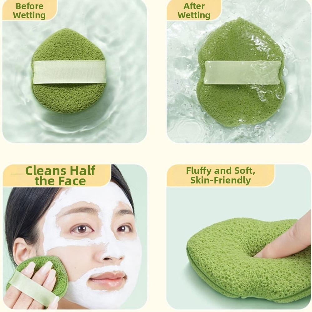 Thick Exfoliating Cleansing Puff Reusable Sponge Blackhead Removal Sponge Foam Sponge Deep Clean Face Wash Sponge