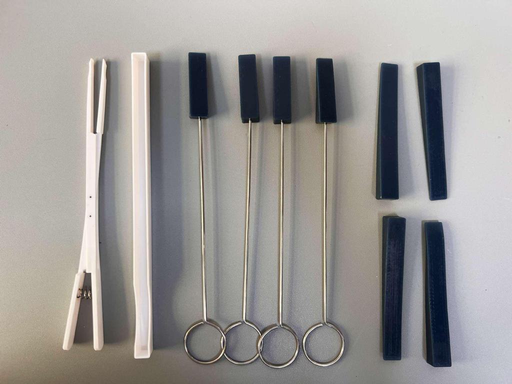 Piyano Akort Seti: Susturma Aletleri, Susturma Çatalı, Naylon Şerit, Tiz Klipsi