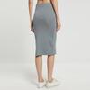 Calvin Klein SS23 Solid Color Slit Slim Fit Knit Midi Skirt Women Bottoms Grey J221128-PN6