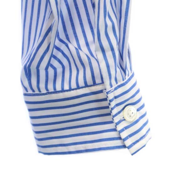 Unused VAST222 19ss Made In Japan Stripe Long Sleeve Shirt 2 Blue Men's Used