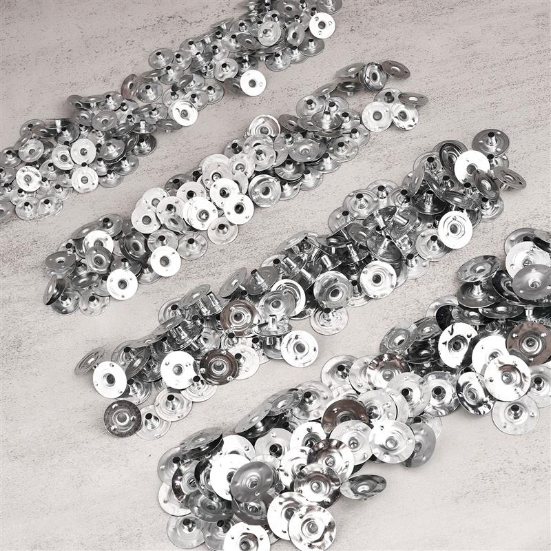 1-100 Pcs Durable Waxed Candles Making Metal Wick Sustainers Carry Holders Tabs Tool DIY Crafts Candle Wicks DIY Candle Making