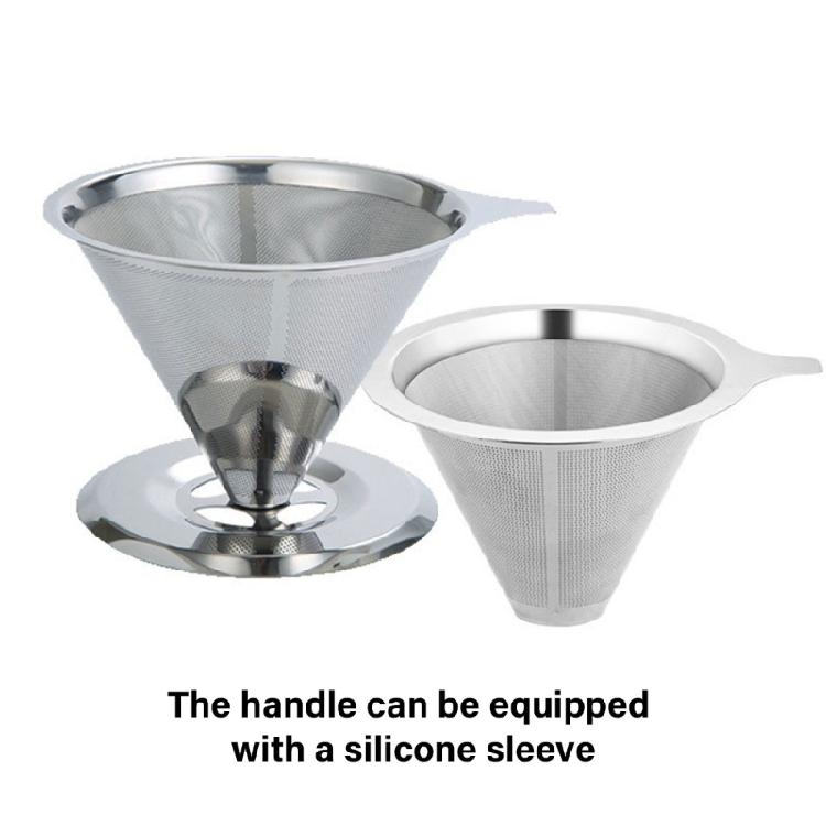 Hand Dripping Coffee Maker Coffee Machine Accessory Coffee Filter Cup Professional Coffee Dripper Metal Espresso Tool