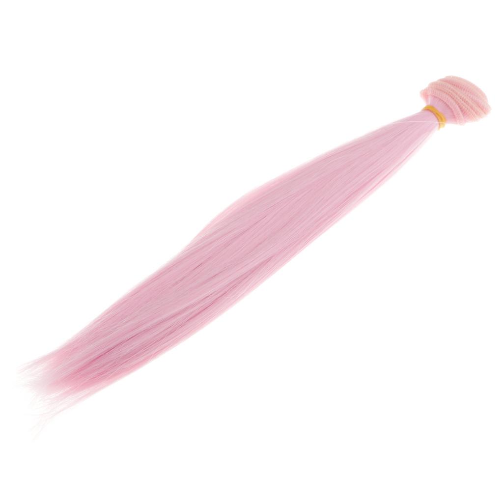 Doll Hair Bulk Wigs Synthetic Craft Hair Hairpiece for Dolls Making Supplies