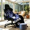 Custom Name Personalized football club F.C Print Blankets, Home Decor, Bedroom, Sofa, Camping, Couch, Gifts for Birthday Christmas