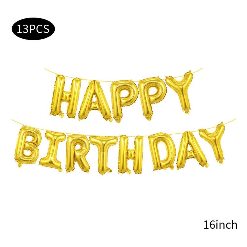 Premium Happy Birthday Aluminum Foil Balloons Ideal For Memorable Celebration Events
