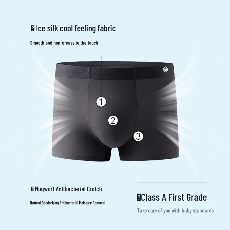 Jingdong Jingzao Ice Mesh Men's Boxer Briefs
