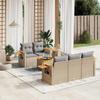 VidaXL Garden Lounge Set with Cushions 6 Pcs, Patio Sofas, Patio Furniture Set, Outdoor Furniture, Beige 3226626