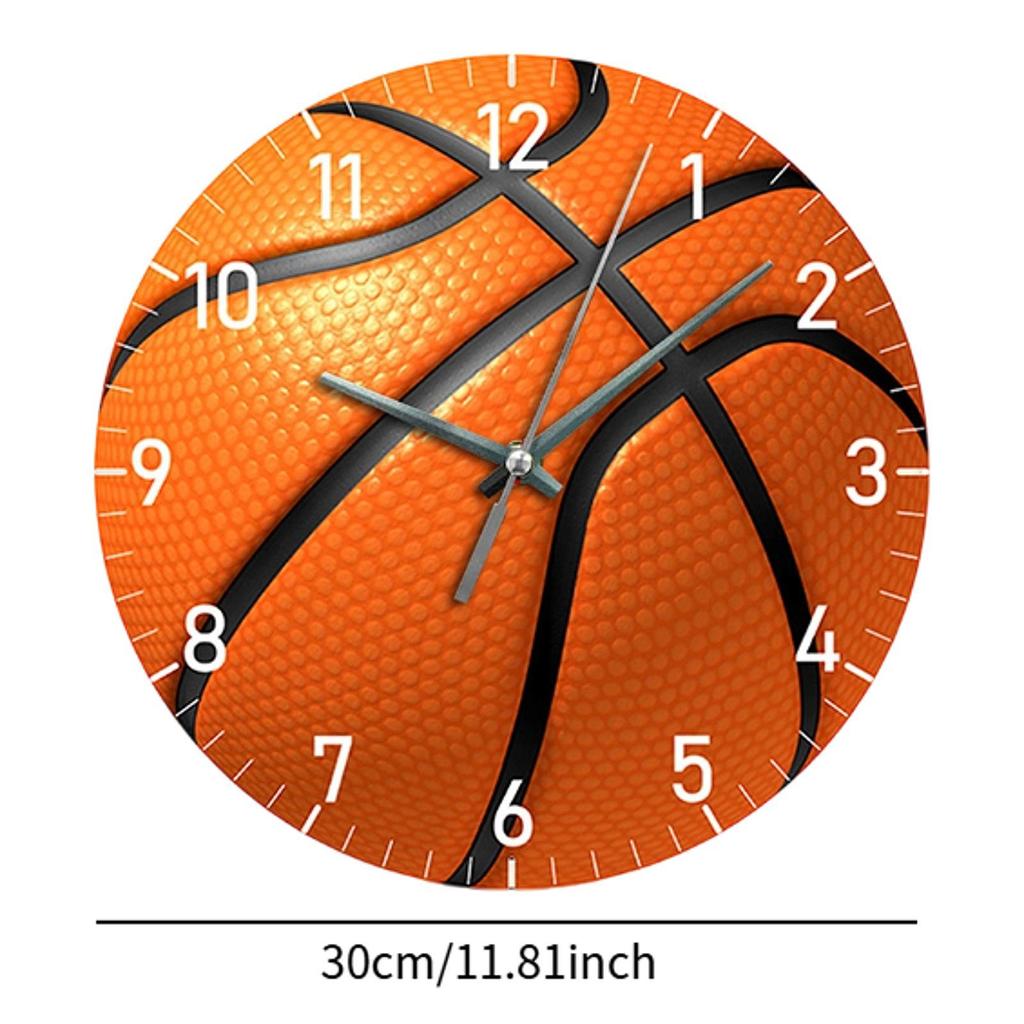 Basketball Wall Clock for Kitchen And Boy's Room