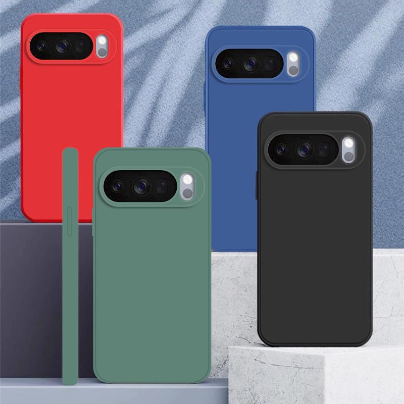 For Google Pixel 10 Pro XL Case Google Pixel 10 Pro XL Cover Soft Liquid Silicone Bumper Protective Phone Case On Pixel 10 Funda