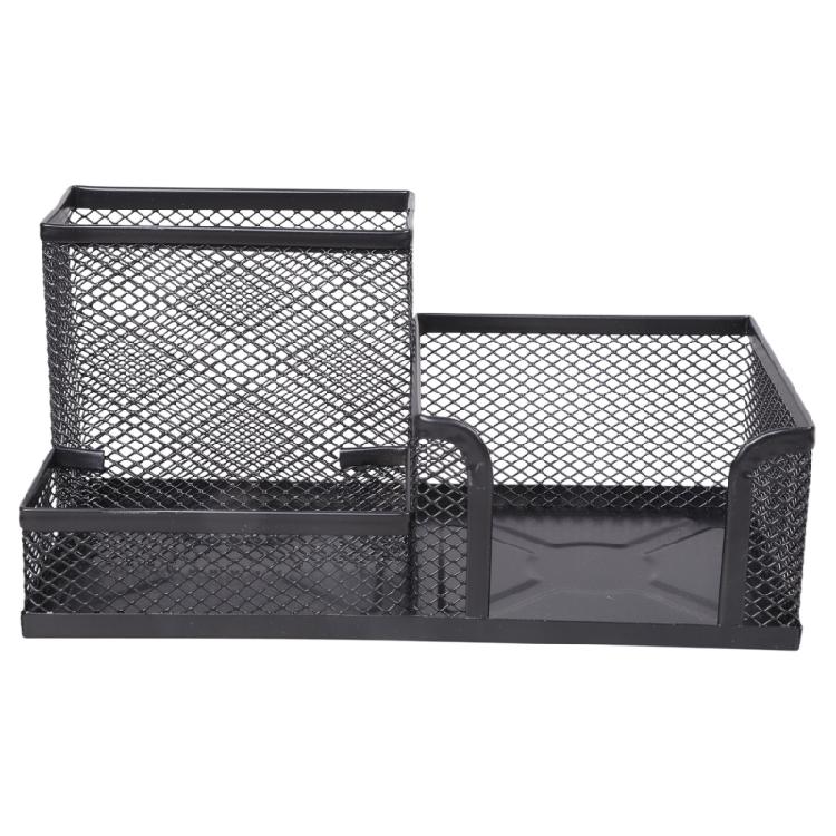 

3 Compartments Pen Holders Pencil Storage Box Large Capacity Pencil Holders For Office Home and School