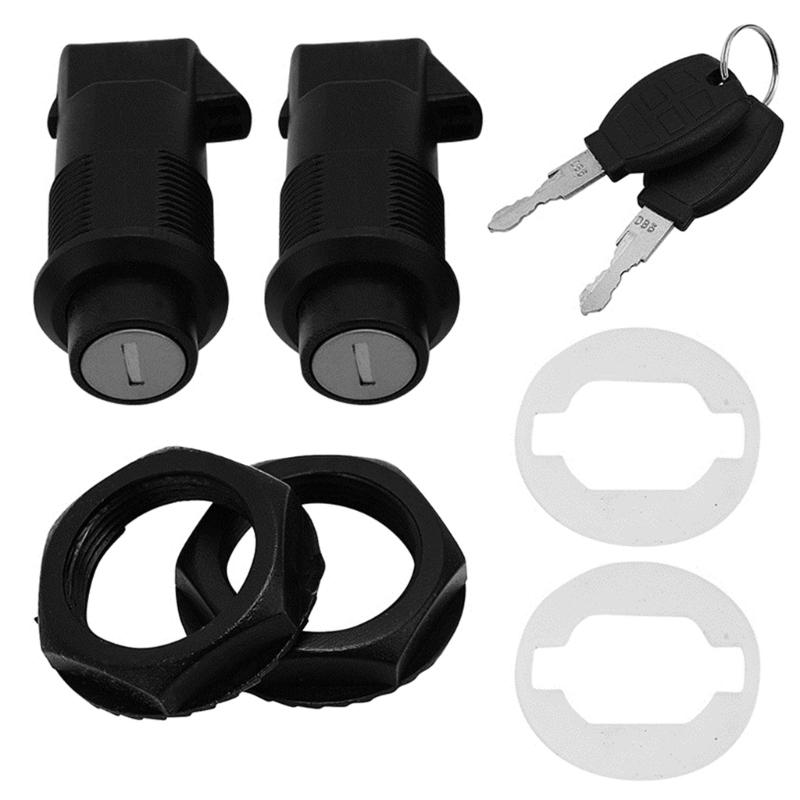 

2 Keys Hard Saddlebag Saddle Bag Lock Set for Motorcycle Hard Saddlebag Lock Key Tour Park Lock Keys Set 1