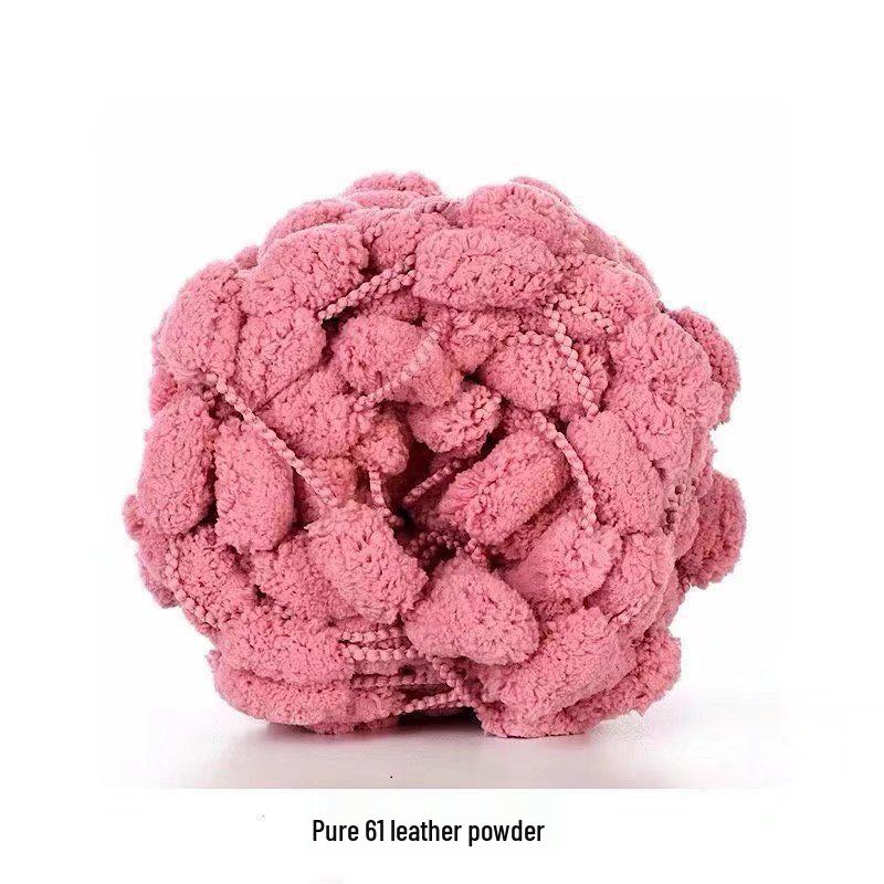 Dickes Woll-Perlgarn für handgestrickte Sofa- und Autositzkissen