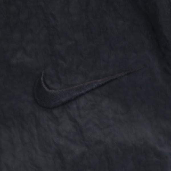 Nike 90s 00s White Tag Nylon Old Pants M(8-10) Black Kids Ladies Men's Used