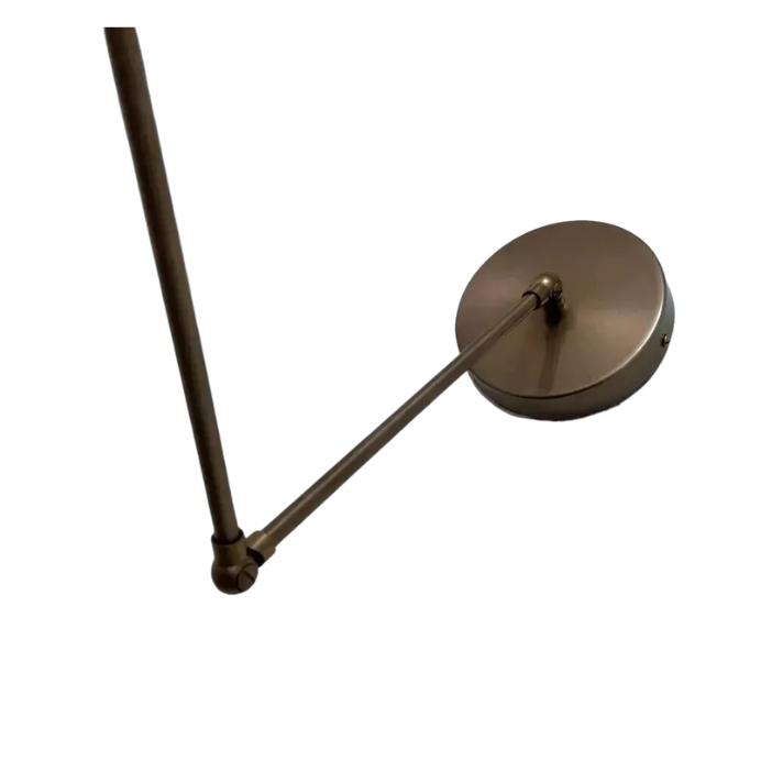 Vintage Mid Century Modern Brass Italian Wall Sconce Stilnovo Wall Fixture Lamps