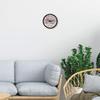 12-inch Wall Clock - Designer (Silent Movement, Black Frame)