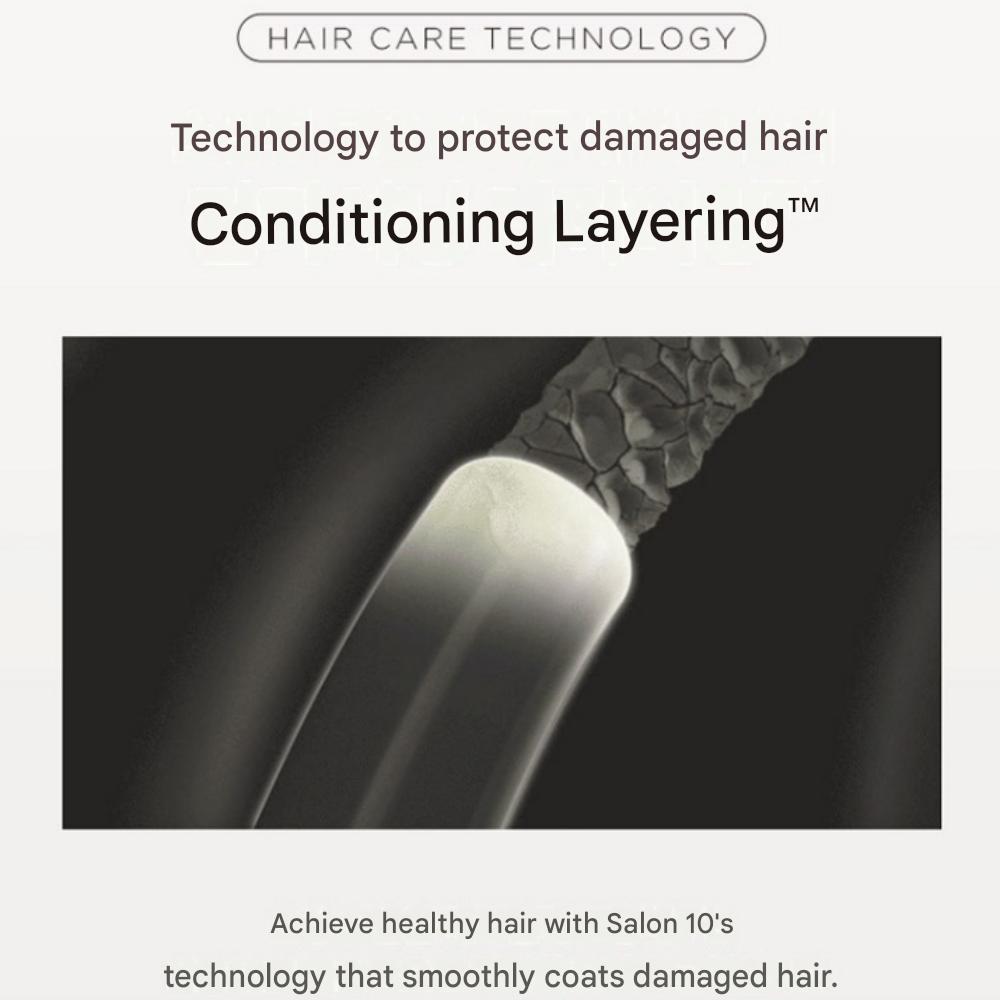 Mise-en-scène Salon 10 Protein Shampoo für stark geschädigtes Haar, 500ml