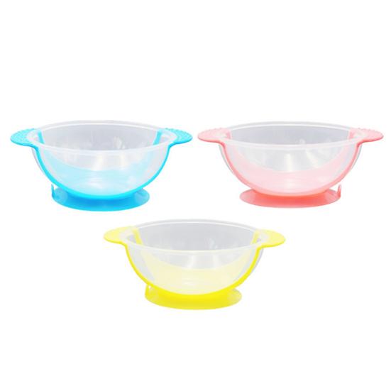 Baby Anti Slip Food Bowl Feeder with Suction Cup Learning Feeding Tableware