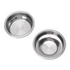 2 Stück 58mm Druckbeaufschlagter Filterkorb Edelstahl 18g Fassungsvermögen Druckbeaufschlagter Korb Kaffeefilter