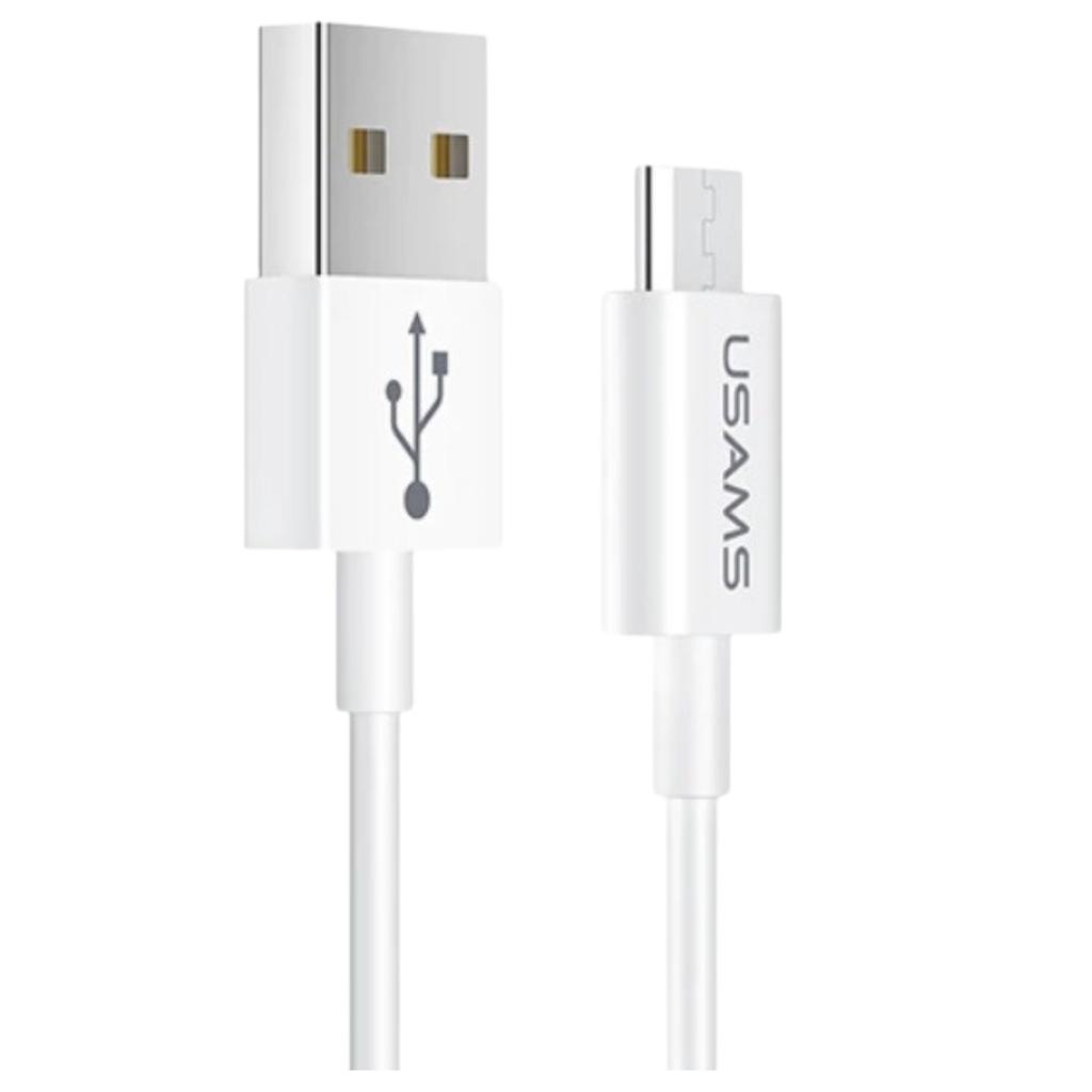 Usams Kabel U23 Microusb 2A Fast Charge1M Biały/White Sj284Usb01 (Us-Sj284)