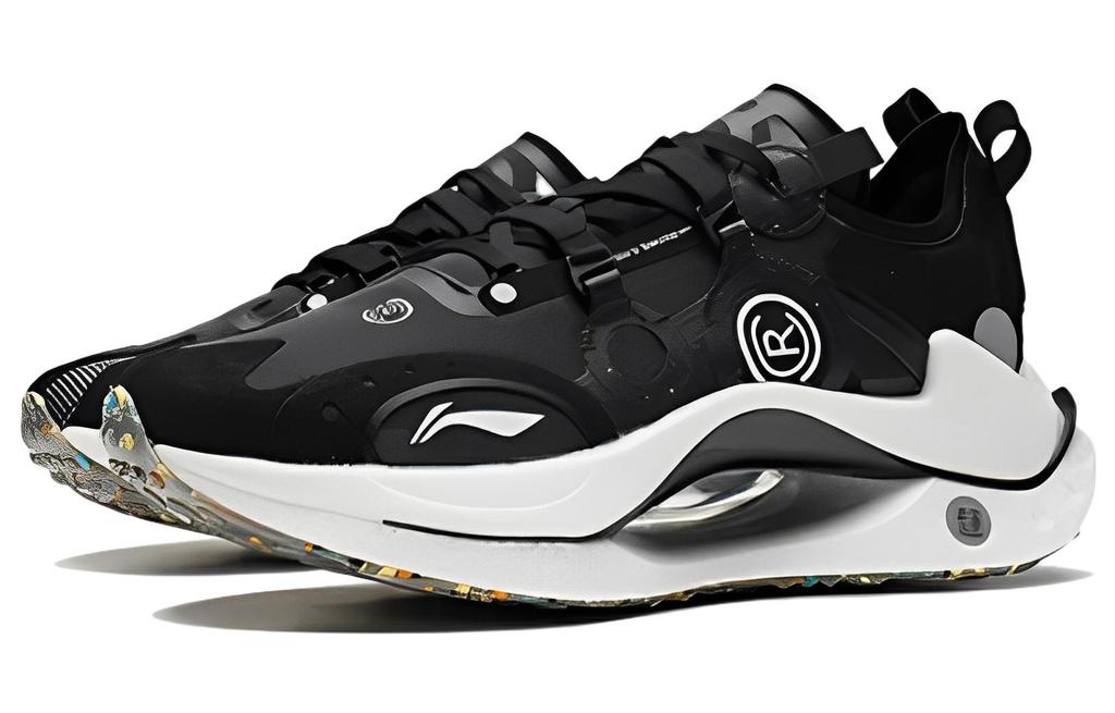 Li Ning Shadow CRC Cushioning Slip Resistant Abrasion Resistant Breathable Lightweight Low top Sports Casual Shoes AZGS022-2