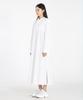 Row To Row Wrd036 Washed Fine Cotton Long Shirt Dress (White)