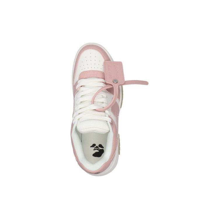 OFF WHITE Out Of Office Low Top Sneaker 'Pink White' Women's OWIA259F22LEA0010130