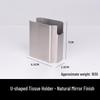 U-shaped Minimalist Napkin Holder for Dining Table, Vertical Paper Towel Holder for Restaurants, Coffee Shops, Hotels, and Western Dining.