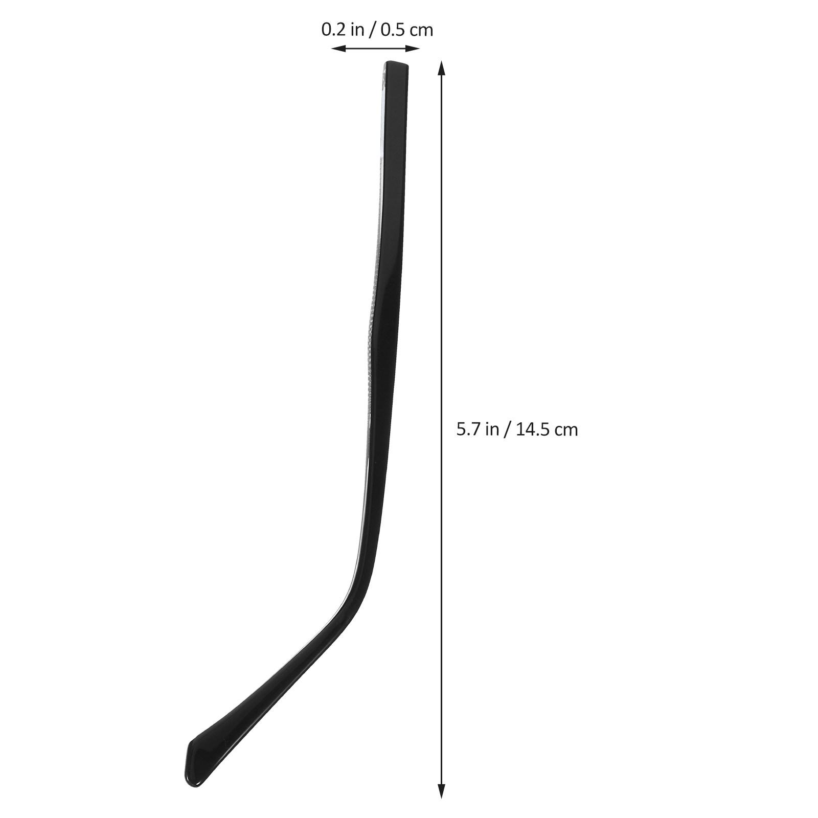 1Pair Eyeglasses Arm Leg Replacement Metal Sunglasses Arms Repair Glasses Accessories Glasses Temple Parts Eyeglasses Arms чёрный