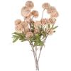 4Pcs Simulated Dandelion Flower Stems Lifelike Plastic Artificial Dandelions for Home Decor DIY Bouquet Arrangement Wedding