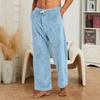 Men's Allover Printed Home Pants Sleeping Pajama Pants Long Pants Pajama Pants