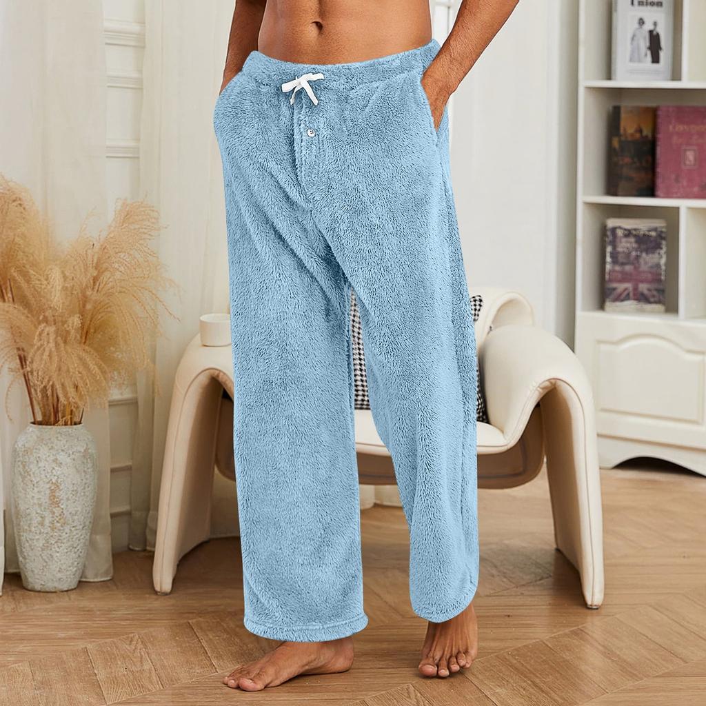 Men's Allover Printed Home Pants Sleeping Pajama Pants Long Pants Pajama Pants