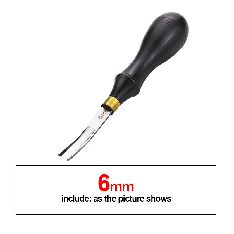 1pc multi size leather edge cutting tool, thinning knife, wooden edge cutting shovel for DIY handmade leather edge cutting tool