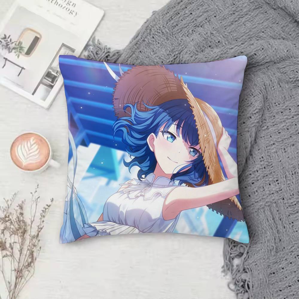 Project SEKAI Haruka Kiritani Pillow Case Cushion Cover Throw Pillow Case For Car Sofa