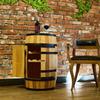 Casier à vin - Creative Cooper - Tonneau en bois - 80x50 cm - Chêne - Vintage
