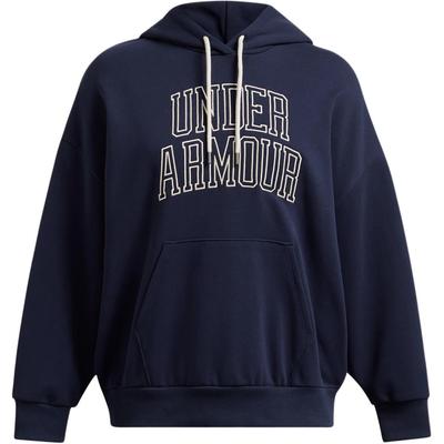 Schweres Terry Übergroßer Hoodie Damen Hoodies Midnight-Navy 1386494-410
