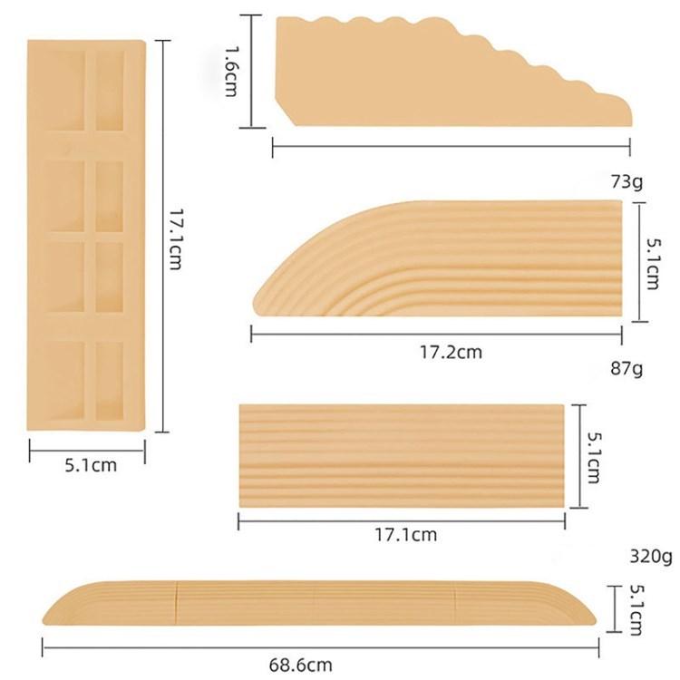 

Пороговые планки Рамповый коврик для Ecovacs Narwal Roborock Mijia iRobot Робот-пылесос Аксессуары Yellow