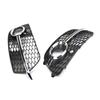 Professional Front Bumper Fog Light Grill Grille Cover Trim Car Spare Part Compact-size Suitable for Q5 S-Line 13-16