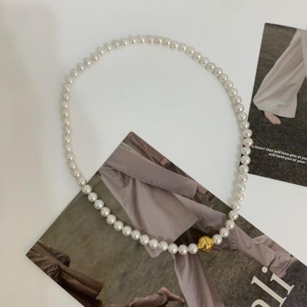 C S In The Room Nemo Pearl Gold Ball Bead neCklaCe One Color