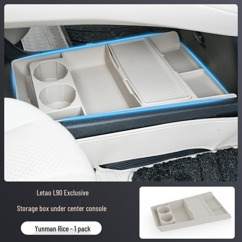 L90 Dolny schowek w konsoli środkowej - Wielofunkcyjny silikonowy dywanik do wnętrza samochodu