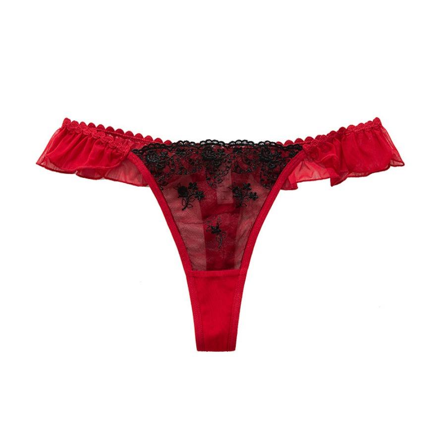 

Вышитые эластичные трусики Сладкие Сексуальные и Милые Женские Трусики M